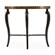Feather Inlay Hand Carved Console
