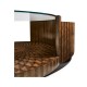 Feather Inlay Coffee Table