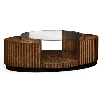 Feather Inlay Coffee Table