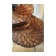 Feather Inlay Nest of Tables