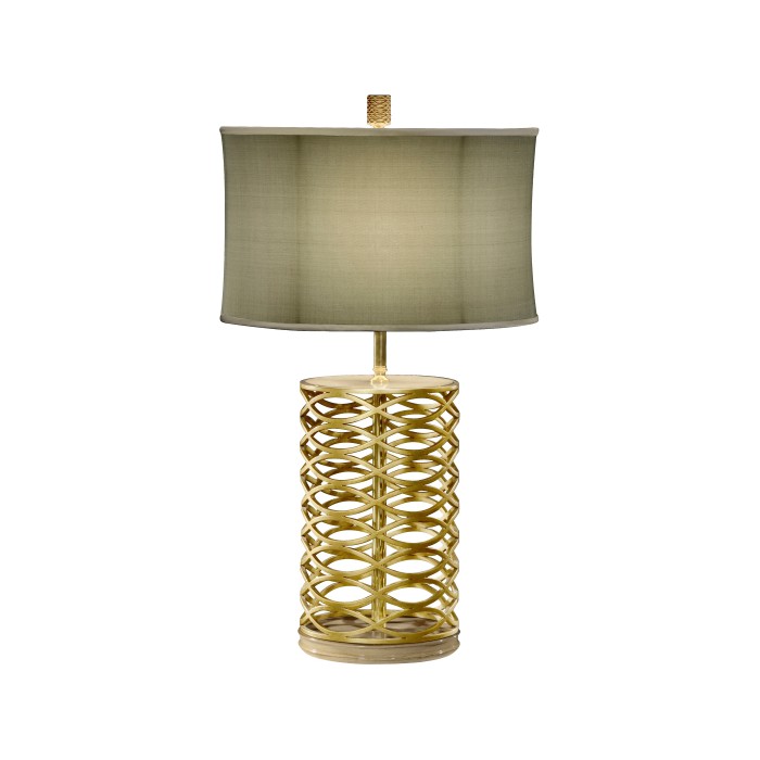 Gilded Interlaced Iron Table Lamp