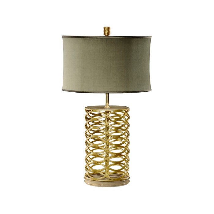 Gilded Interlaced Iron Table Lamp
