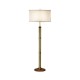 Sage finish hyedua circular column floor lamp