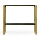 Brass & Glass End Table
