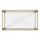 Brass & Glass End Table