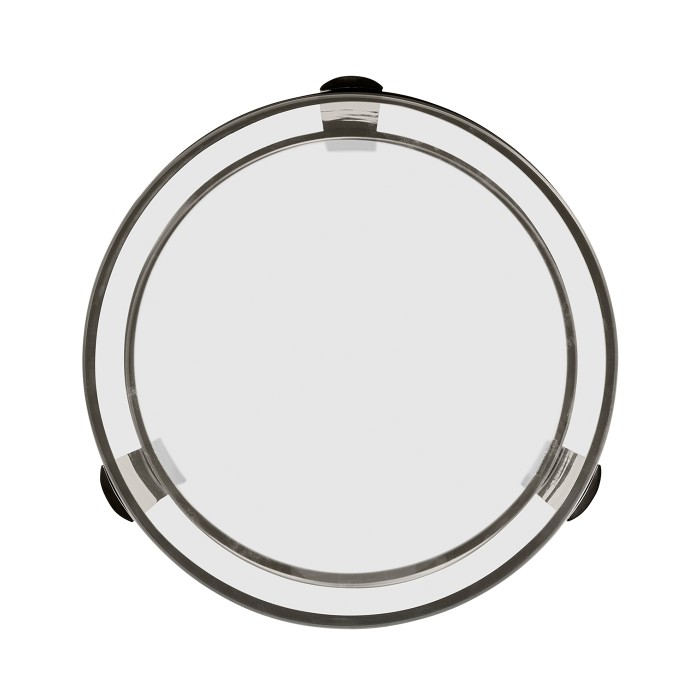 Gatsby Black Nickel Drinks Table