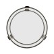 Gatsby Black Nickel Drinks Table