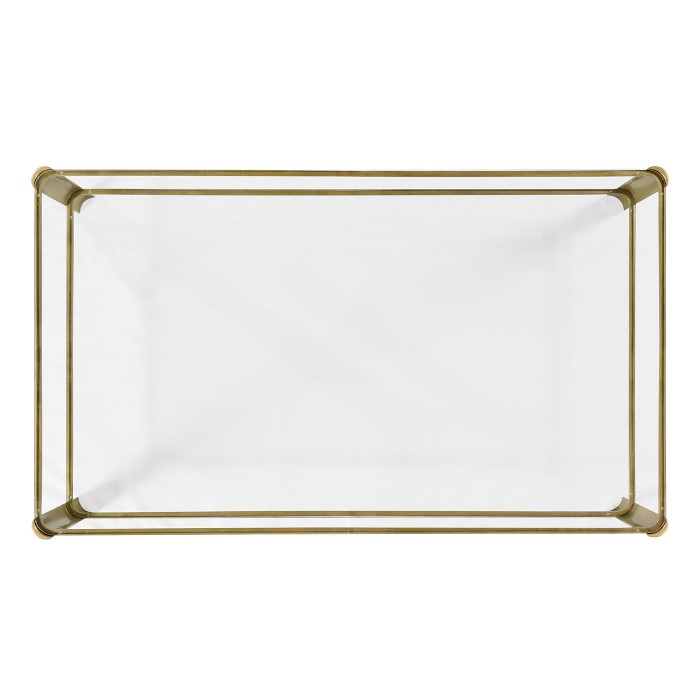 Cosmo Antique Brass Cocktail Table