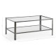 Gatsby Black Nickel Cocktail Table