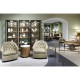 Tea Caddy Zebrano Table Lamp
