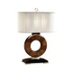 Porthole Rosewood Table Lamp