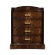Biedermeier Style Mahogany Bedside Chest of Drawers