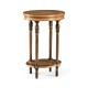 Napoleon III style oval wine table with fine inlay