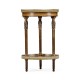 Napoleon III style lamp table with fine brass gallery