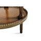 Napoleon III style lamp table with fine brass gallery