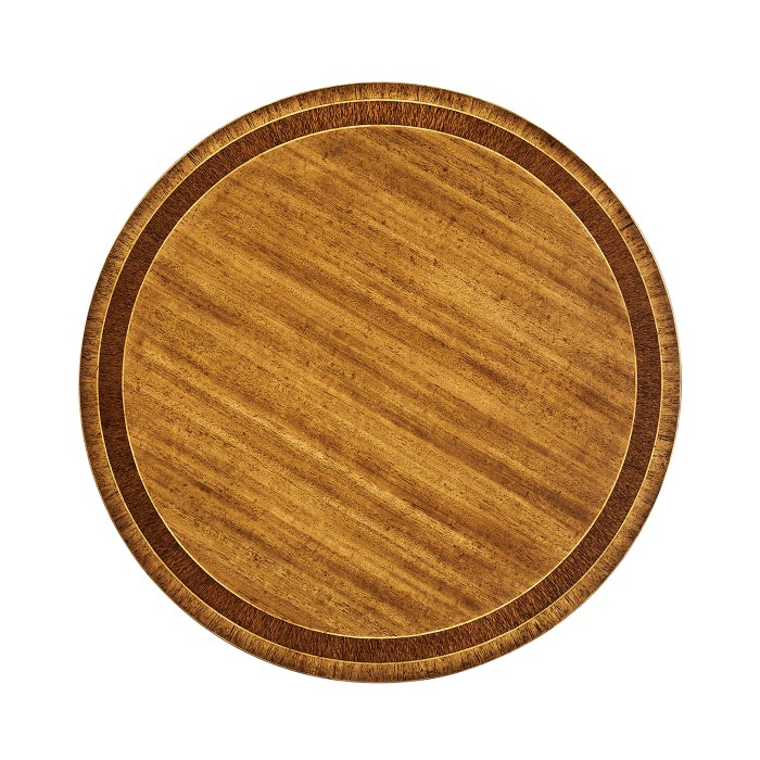 Napoleon III style round side table with fine inlay