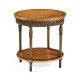 Napoleon III style round side table with fine inlay