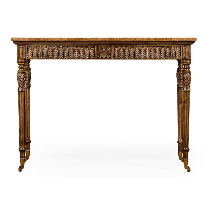 Napoleon III style bureau plat with fine inlay