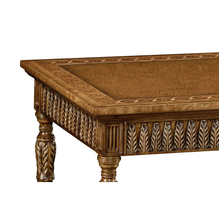 Napoleon III style bureau plat with fine inlay