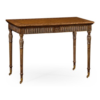 Napoleon III style bureau plat with fine inlay