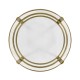 Cosmo Round Antique Brass End Table