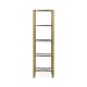 Brass & Glass Five Tier Étagère