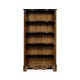 Tall Argentinian Walnut Open Bookcase
