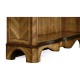 Tall Argentinian Walnut Open Bookcase