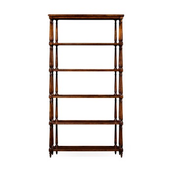 Five Tier Étagère with Triple Column Supports