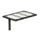 Hammered Antique Black Brass Sofa Drinks Table