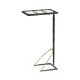 Hammered Antique Black Brass Sofa Drinks Table