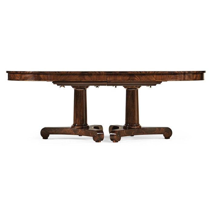 Traditional Mahogany Biedermeier Style Dining Table 88