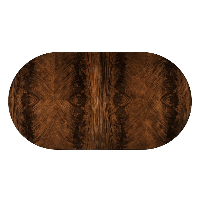 Traditional Mahogany Biedermeier Style Dining Table 88