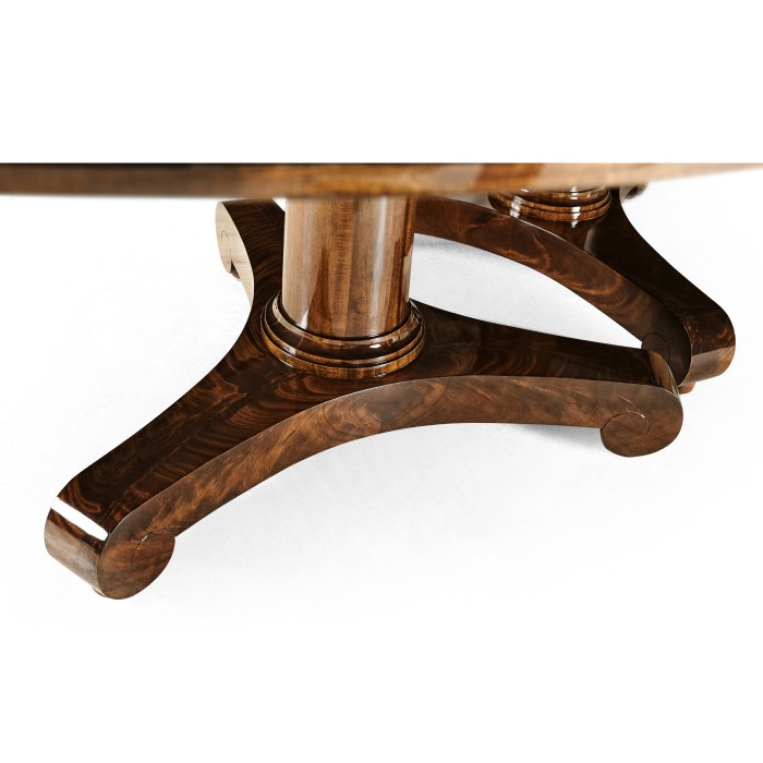 Traditional Mahogany Biedermeier Style Dining Table 88