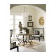 Greek Key Design Biedermeier Black Arm Chair