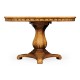 Sheraton style flip top centre table