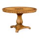 Sheraton style flip top centre table