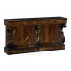 Mahogany Regency style buffet with scroll brackets