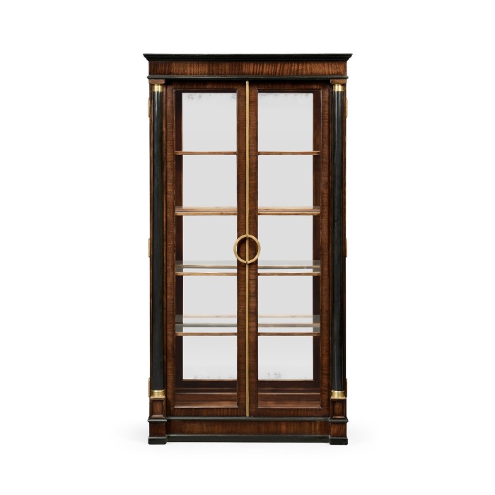 Regency Antique Mahogany Display Cabinet