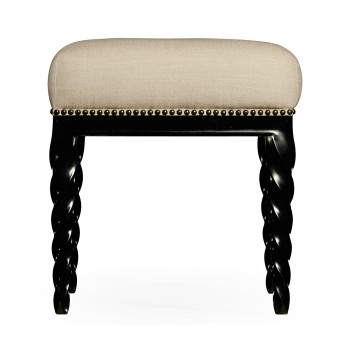 Black Barleytwist Stool