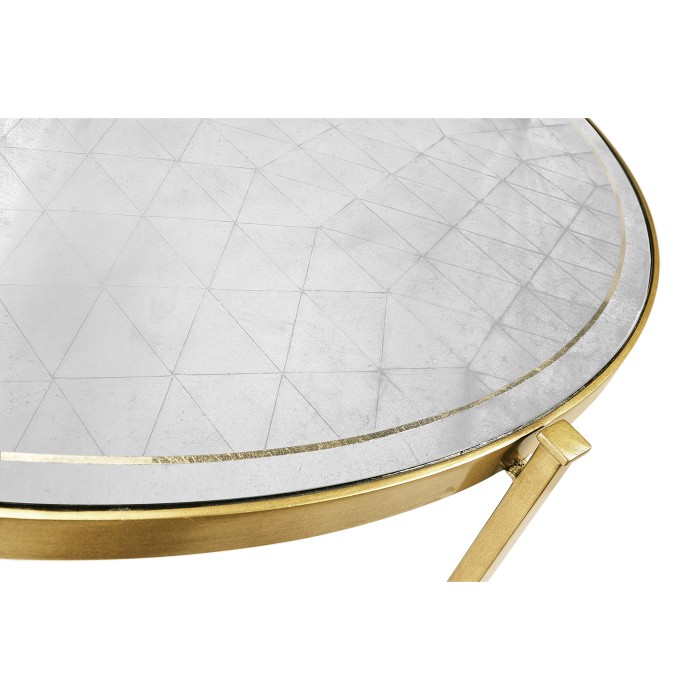 Églomisé Glass Gilded Coffee Table