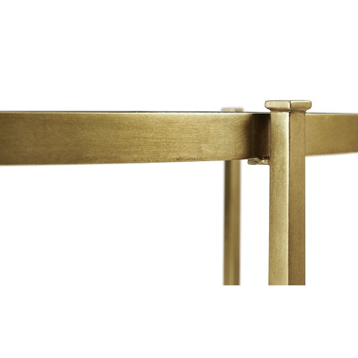 Églomisé Glass Gilded Coffee Table