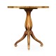 Finely Inlaid Lamp Table with Nine Sided Top