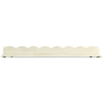 Large Scallopped Linen Tray