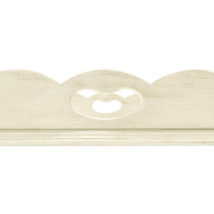 Large Scallopped Linen Tray