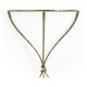 Hammered Light Brown Brass Wall Mounted Bracket Table