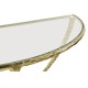 Hammered Light Brown Brass Wall Mounted Bracket Table