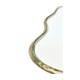 Hammered Light Brown Brass Freeform Lamp Table