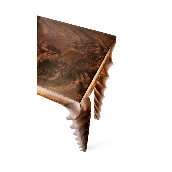 Walnut Barleytwist Console Table