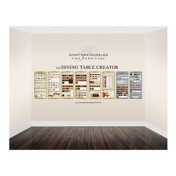 Medium custom dining graphic display